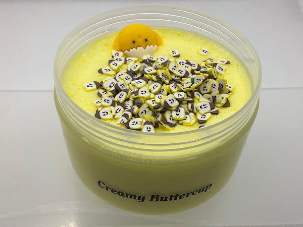 Creamy Buttercup handmade slime