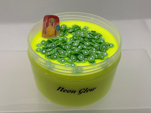 Neon Glow handmade slime