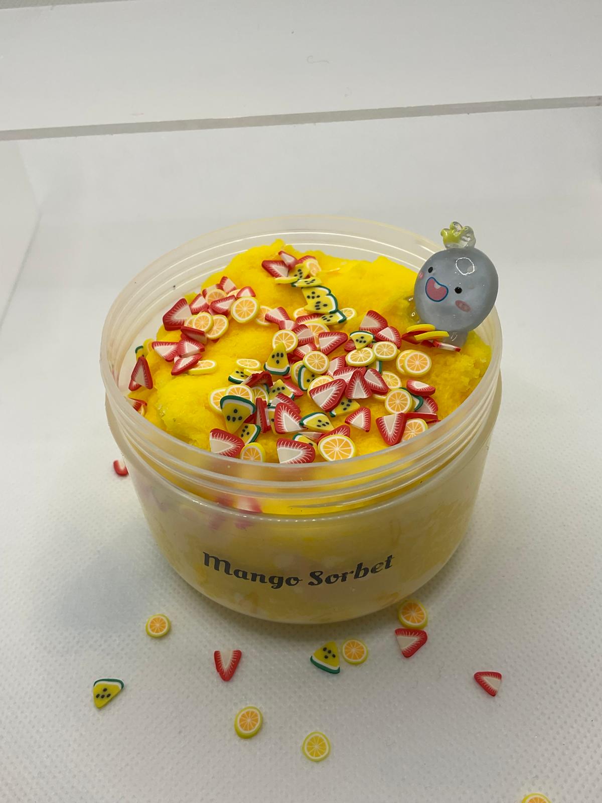 Mango Sorbet handmade slime by SlimeStunnerz